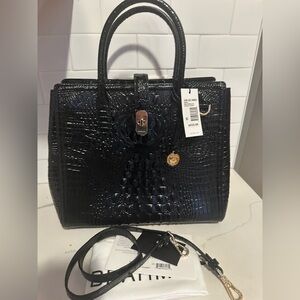 Brahmin Nakita black Melbourne genuine leather